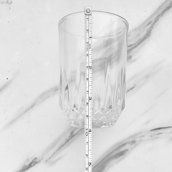 Vintage Juice Whiskey Drinking Crystal Glasses - Set of 4 - Picture 2 of 2